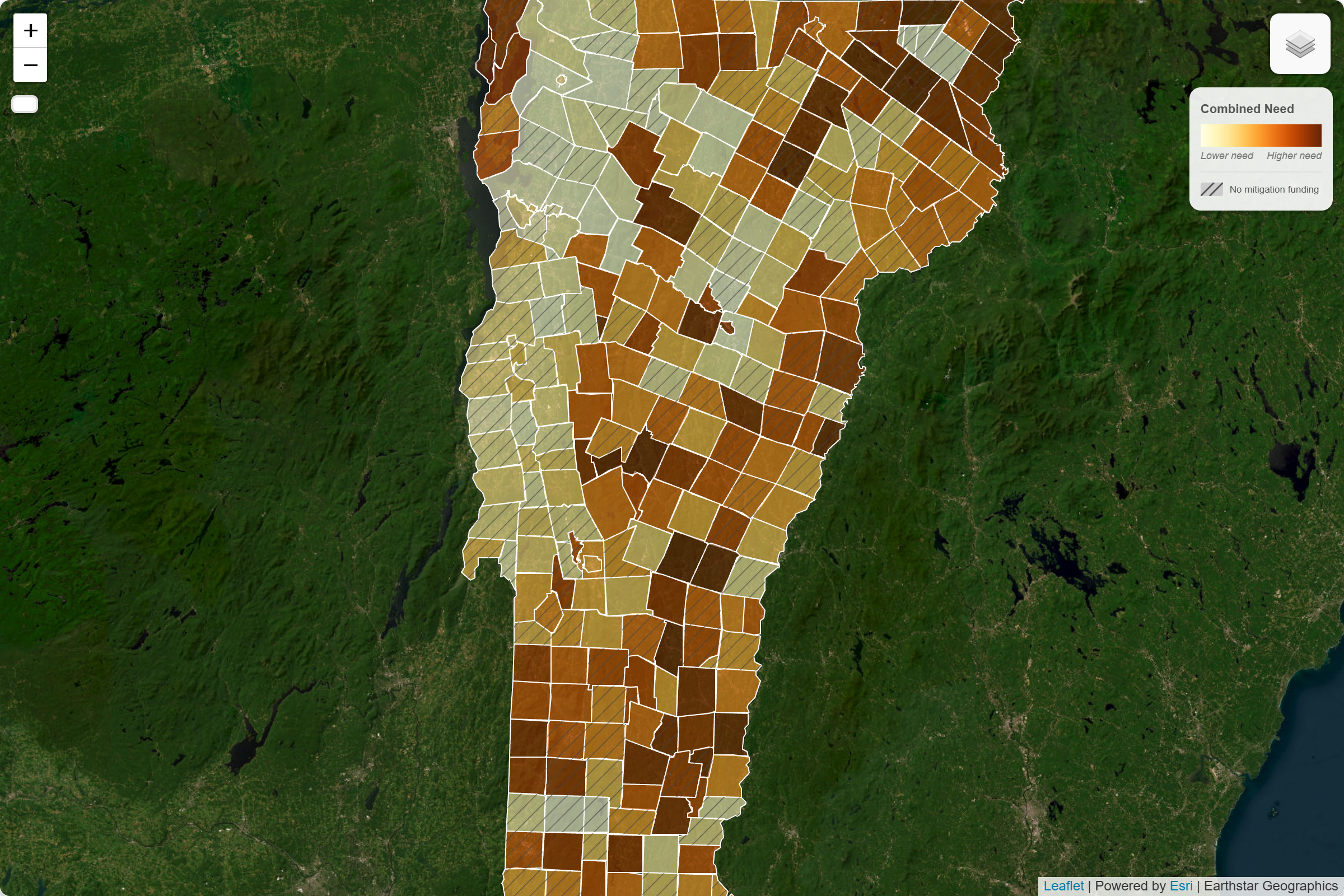 Need index choropleth
