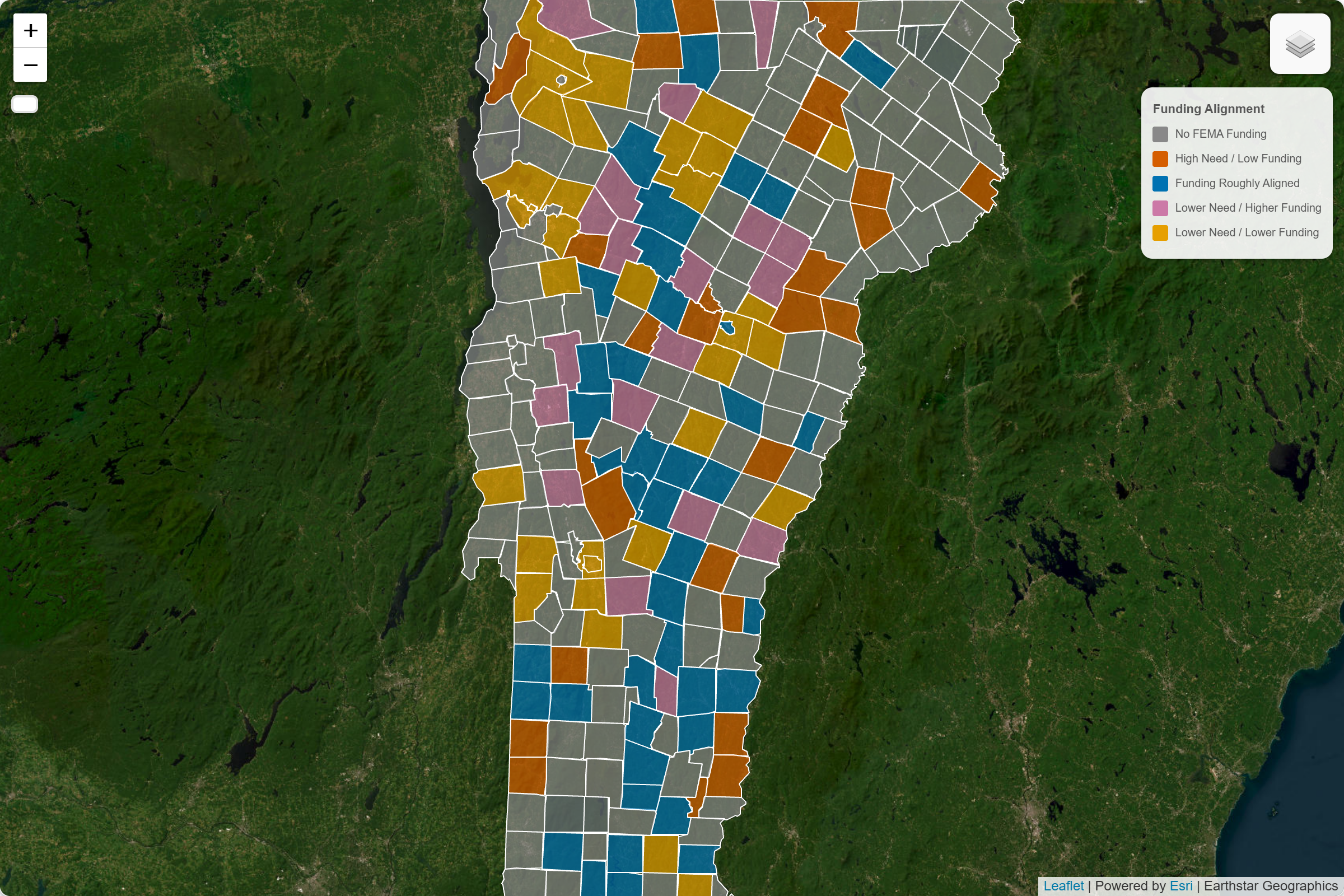 Default view — Quadrant map